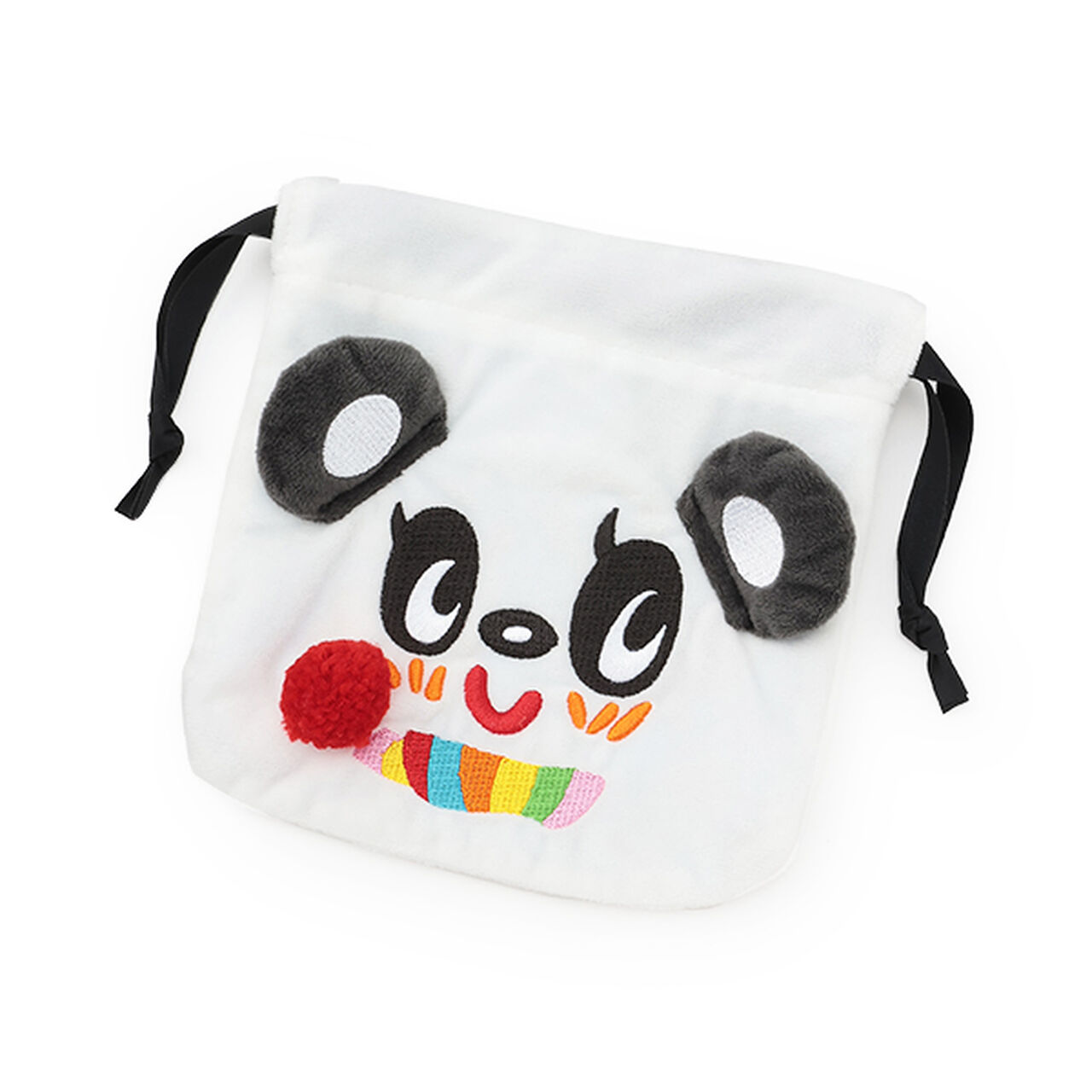 Ohoho Panda Mini Pouch,White, large image number 0