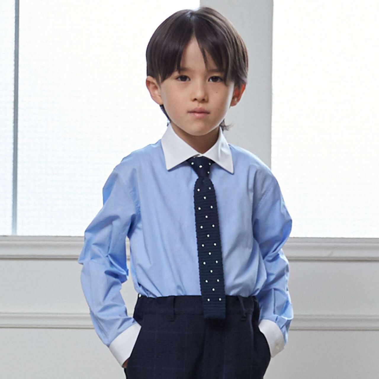 [Formal] Checkered Jacket & Half Pants Set,Light khaki, large image number 7