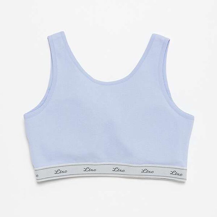LTXC - Ribbed Half Top,White, medium image number 1