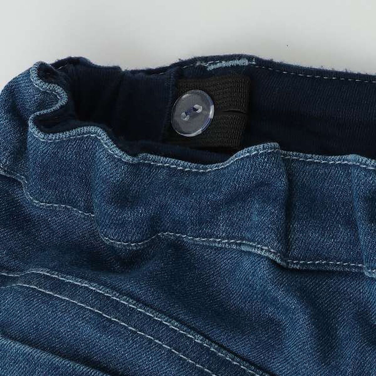 Stretch Denim Long Pants,Blue, large image number 3