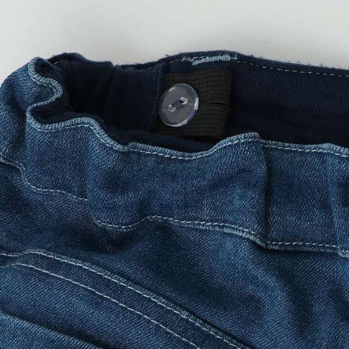 Stretch Denim Long Pants,Blue, medium image number 3