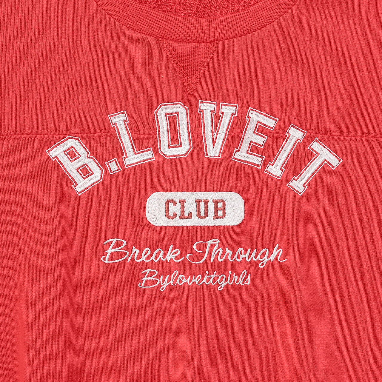 Shoulder Slit Pullover,Red, large image number 11