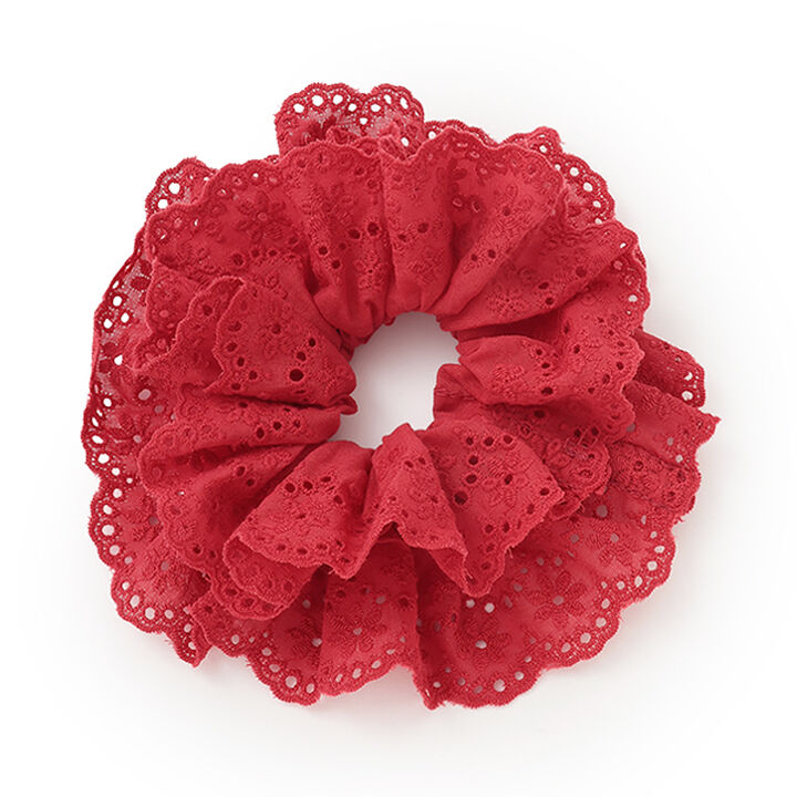 Volume Lace Chouchou,Red, medium image number 0