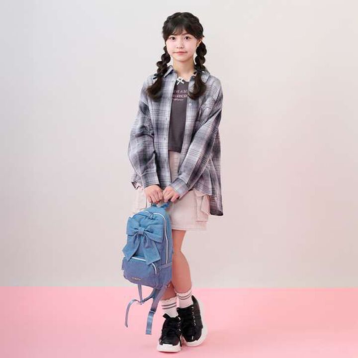 Shirt & Lace T-Shirt Set,Gray, medium image number 23