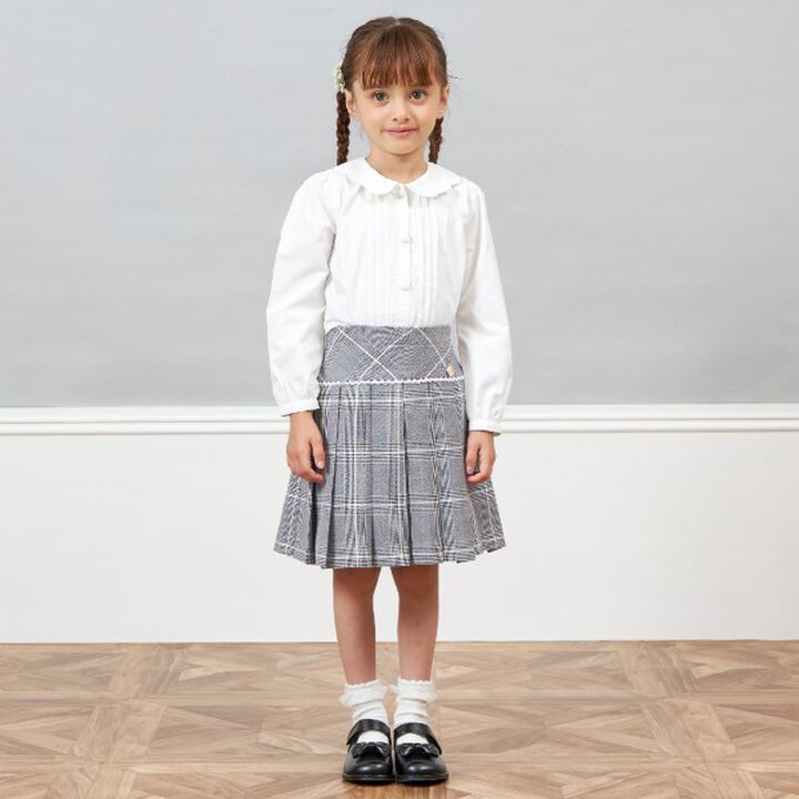 KP Scallop Trim Collar Blouse (110-130),, medium image number 1