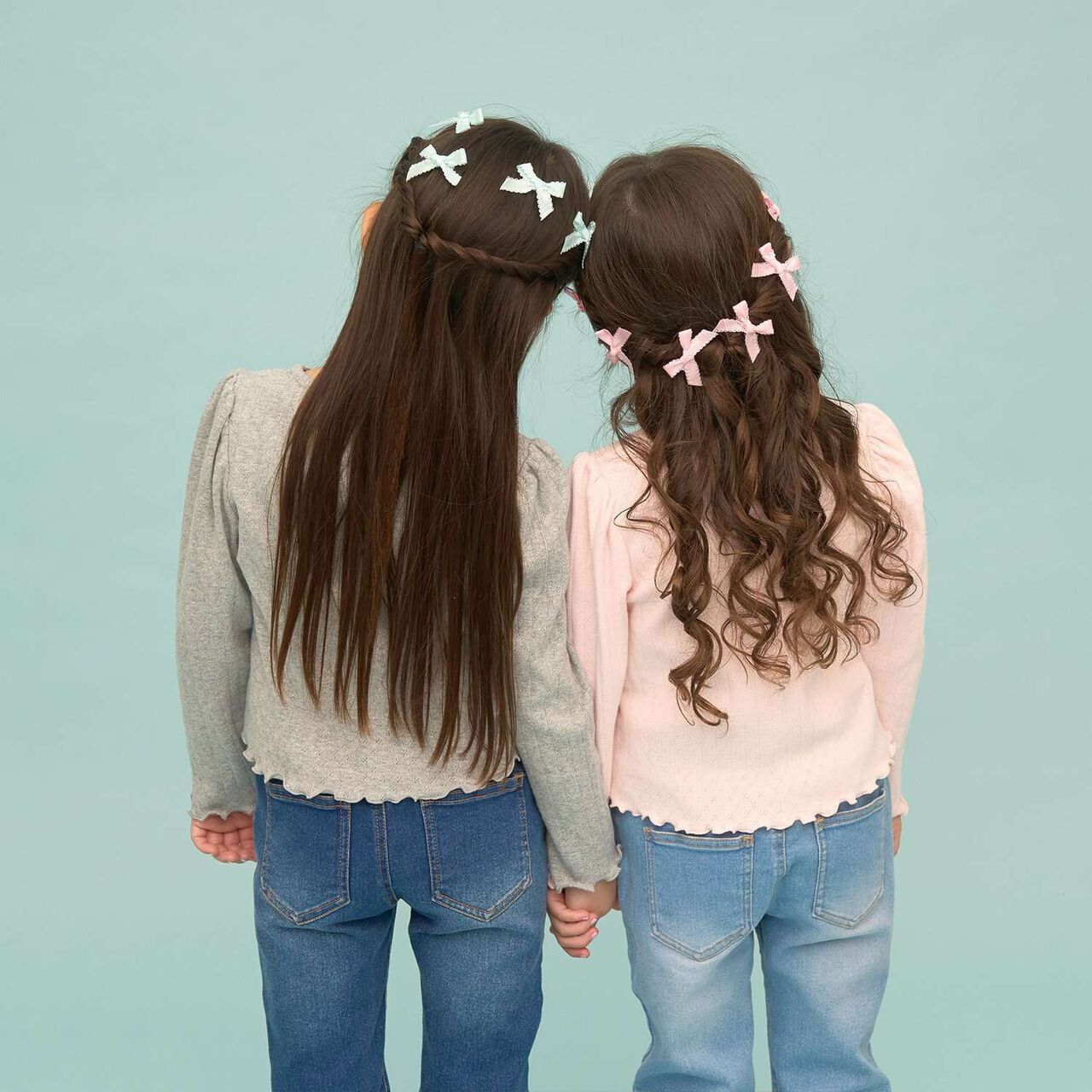 Mini Hair Clips (Set of 6),Cream, large image number 23