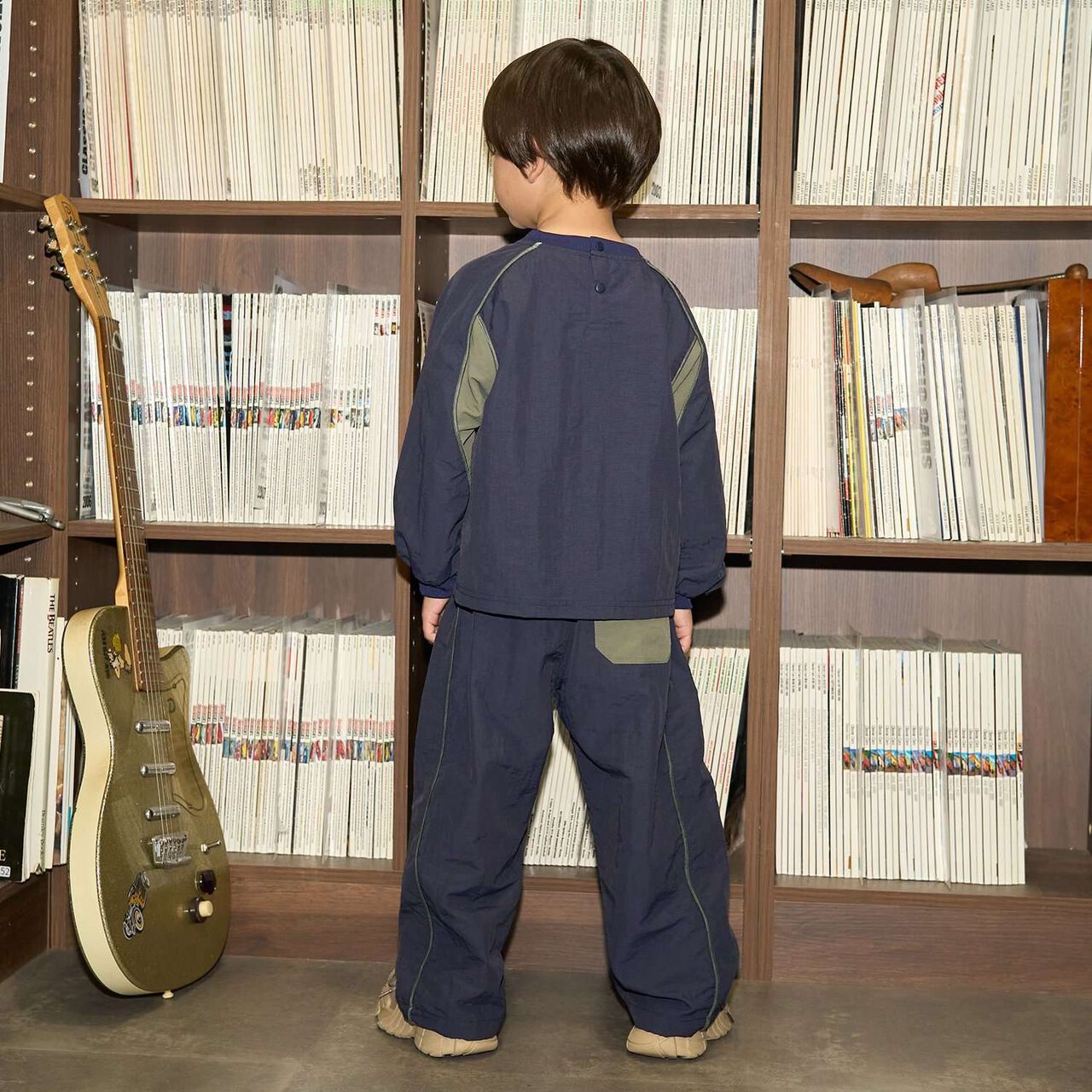 [MNCM] Side Line Wide Pants (Coordinatable Setup),Navy, large image number 28