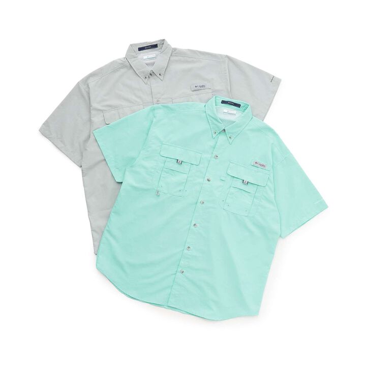 [Columbia] Dad Bahama Short Sleeve Shirt,Gray, medium image number 13
