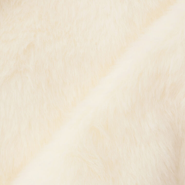 [milky coast] Cat Ear Fur Hoodie,Ivory, medium image number 23