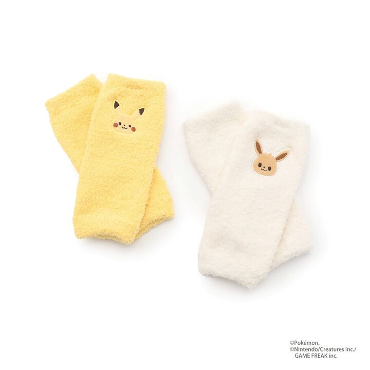 [Monpoke] Motif Leg Warmers,Lemon yellow, medium image number 4