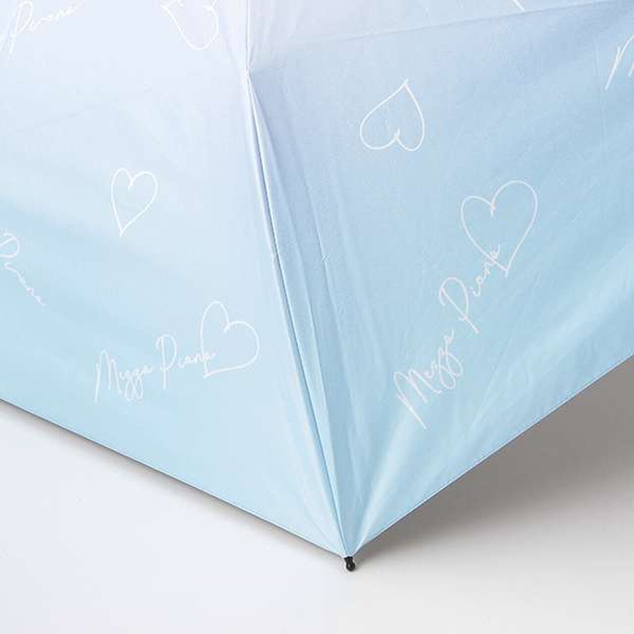 All-Weather Gradient Logo Pattern Folding Umbrella,Lavender, large image number 6