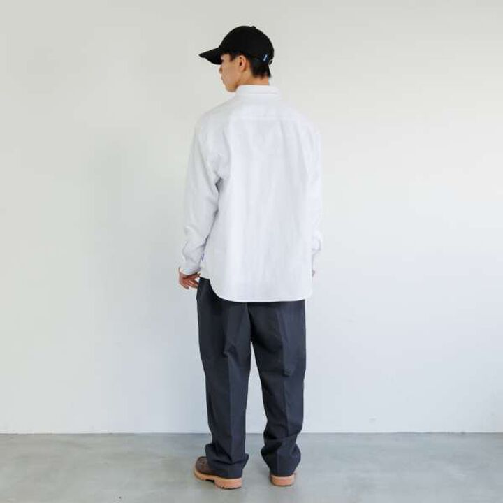 Oxford Button-Down Long-Sleeve Shirt,White, medium image number 7