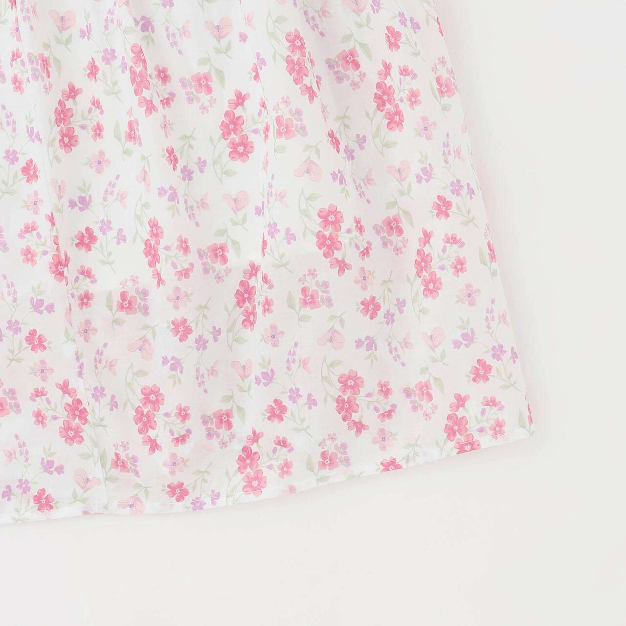 [Parent-Child Matching] Floral A-Line One-Piece Dress,Pink, large image number 4
