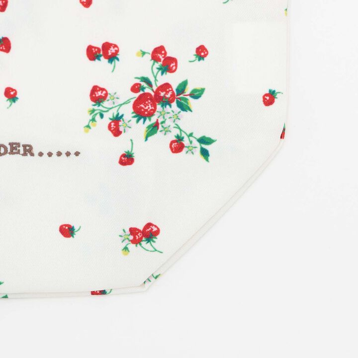 Wild Strawberry Lunch Bag,Pearl white, medium image number 4