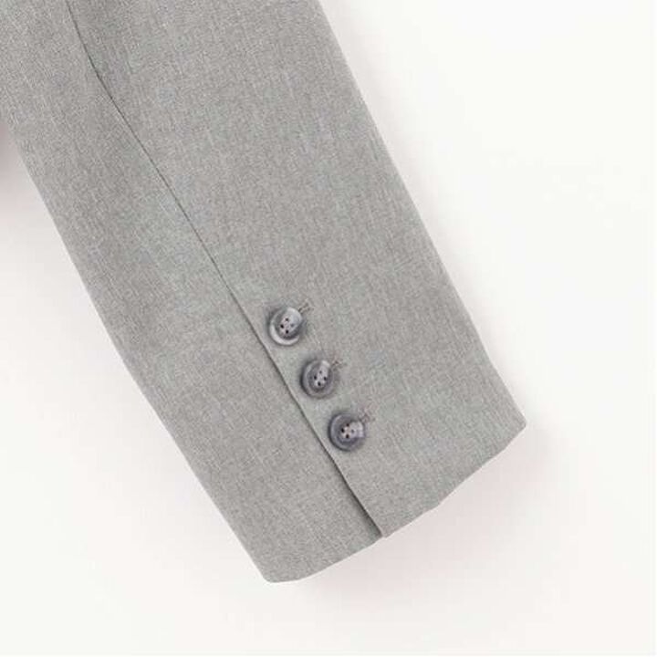 Graduation Attire Bolero Jacket with Emblem,Light beige, medium image number 2