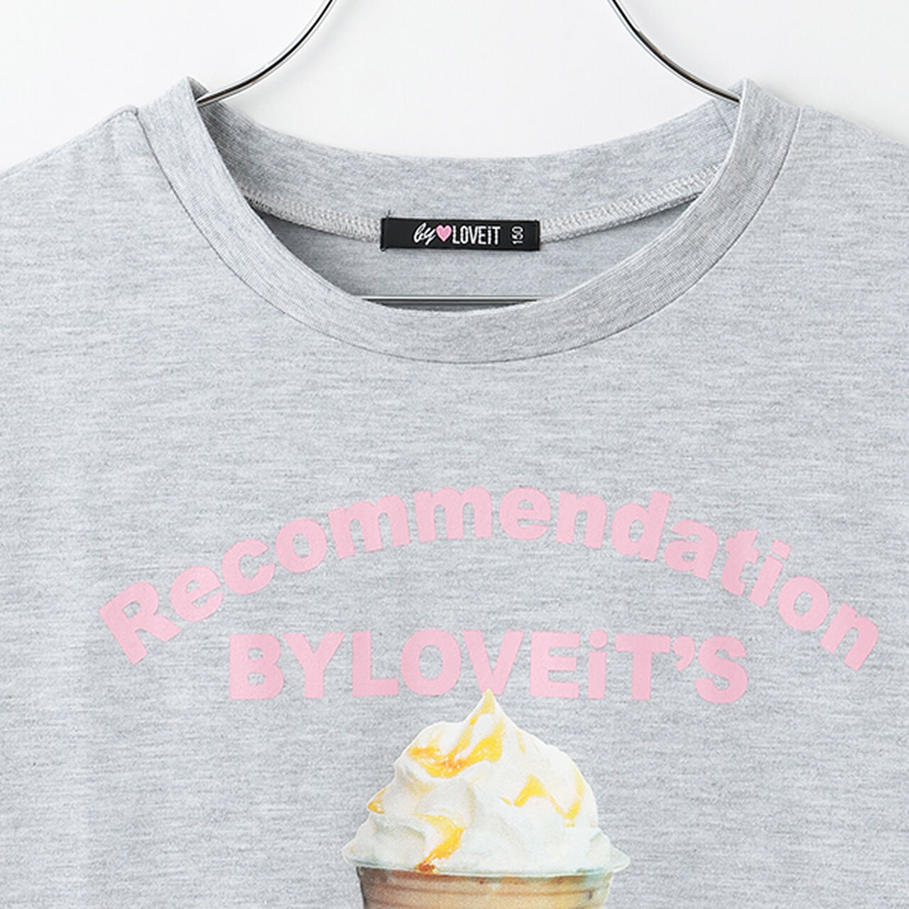 Cream Latte T-Shirt,Off white, large image number 2