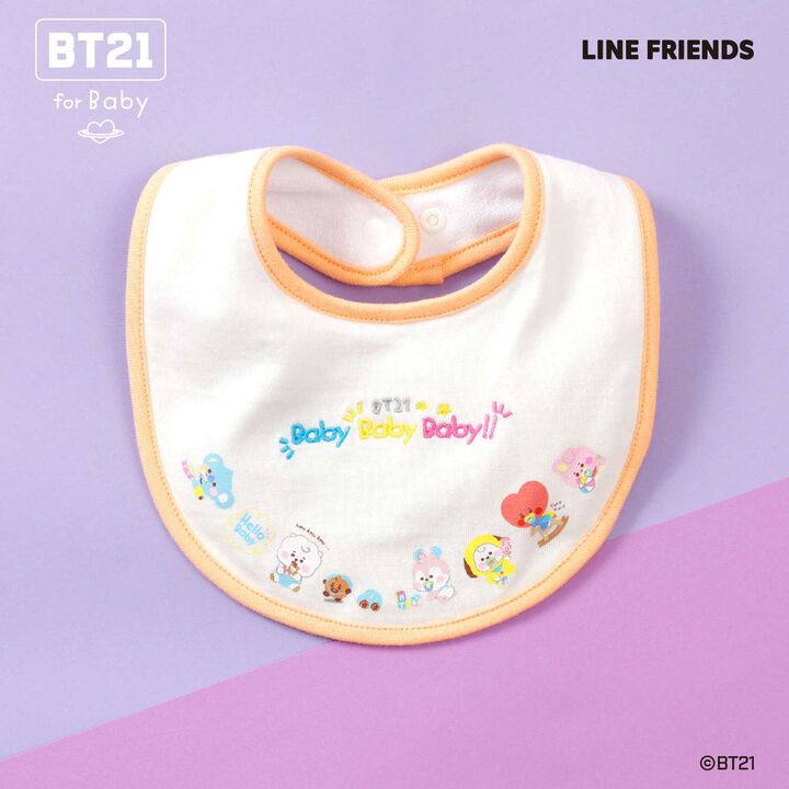 [BT21] Print & Embroidery Bib,, medium