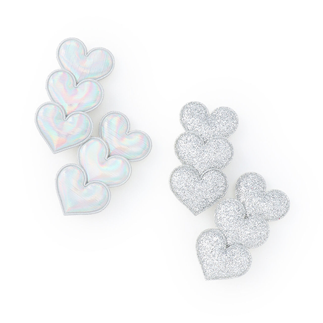 3 Heart Clips (Set of 2),Multi color, large image number 4
