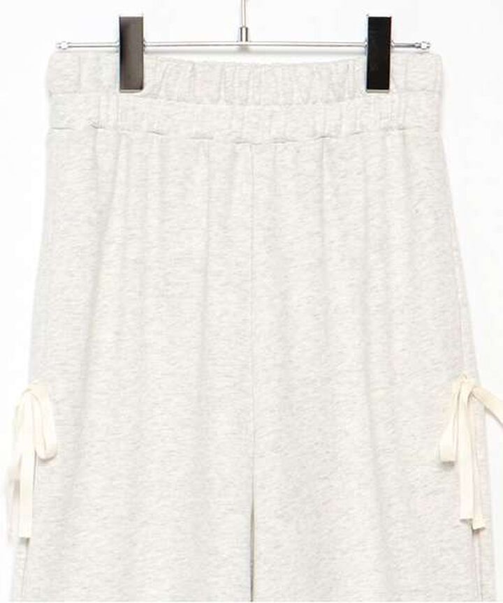 Side Ribbon Tuck Pants,Smoke white, medium image number 9