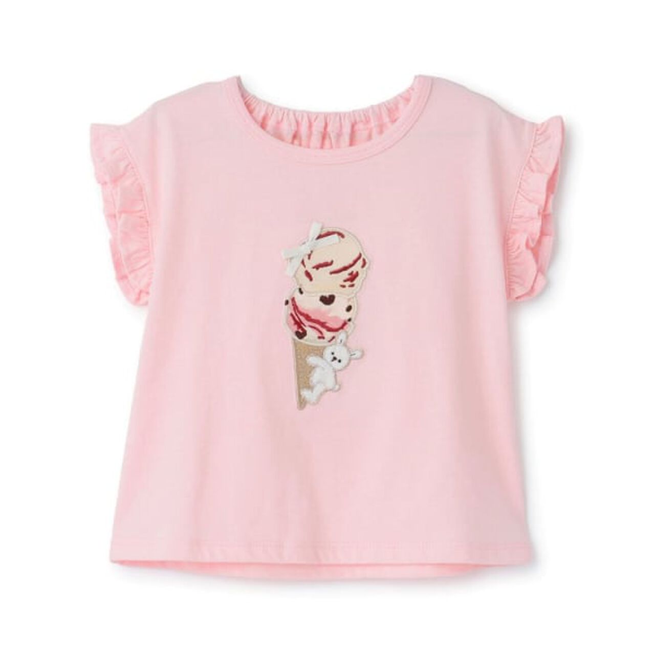 [31 Ice Cream] Cool Sensation Graphic Short Sleeve T-Shirt,Dark red, large image number 14