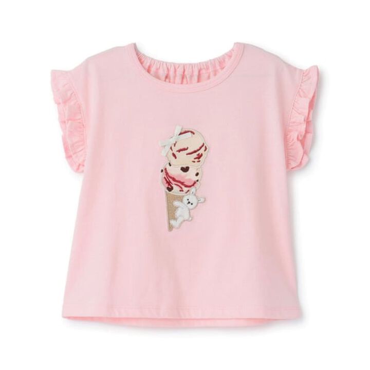 [31 Ice Cream] Cool Sensation Graphic Short Sleeve T-Shirt,Dark red, medium image number 14