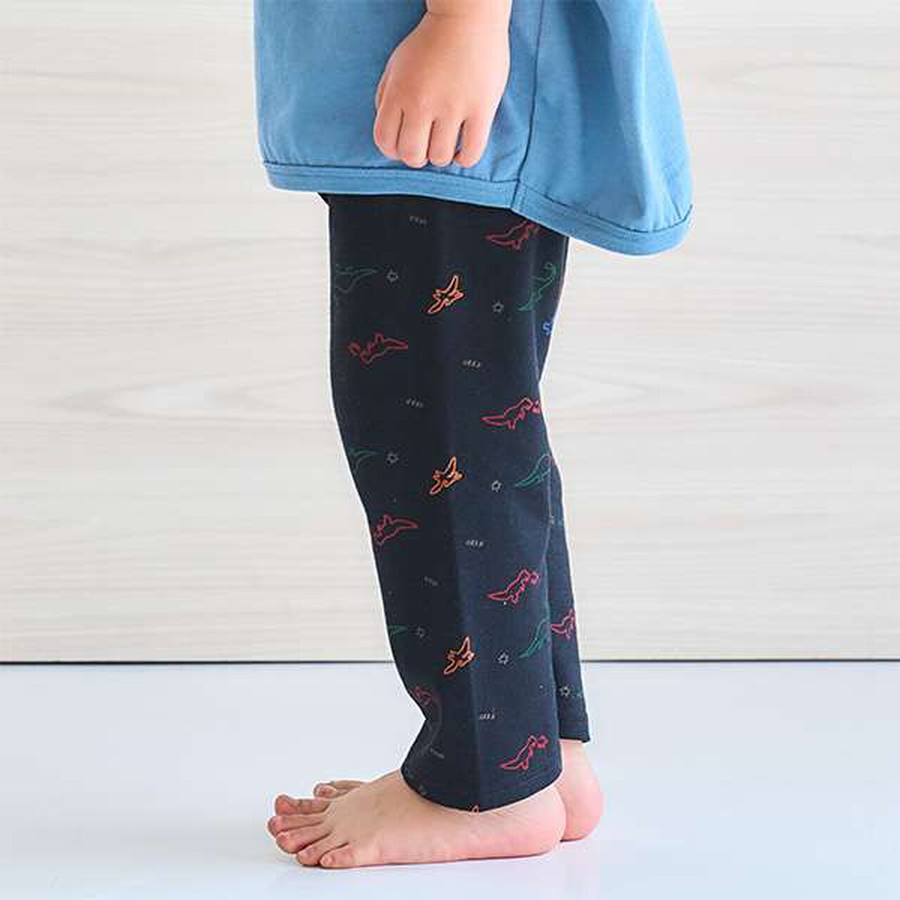 [365D.] Anti-Stain Jersey Knit Pattern 7/8 Leggings,Deep green, large image number 7