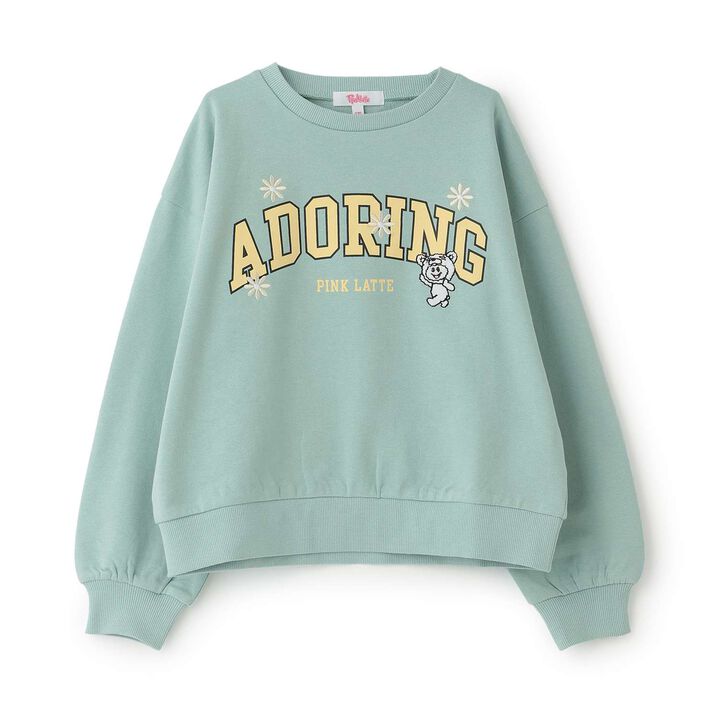 [Favi Baby] 100% Cotton College Fleece Sweatshirt,Mint, medium image number 19