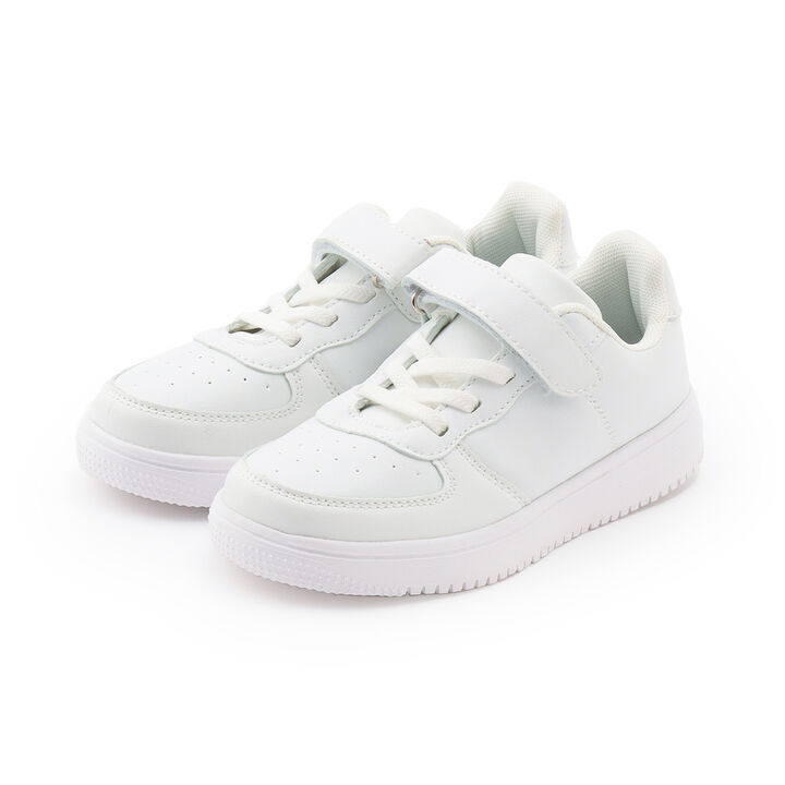 [For Preschool Use] [Ultra Lightweight] Velcro Sneakers,Off white, medium image number 1
