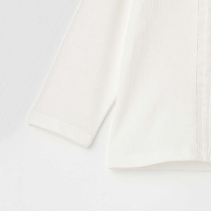 Semi-Formal Bow Tie Cut and Sew Shirt,Off white, medium image number 8