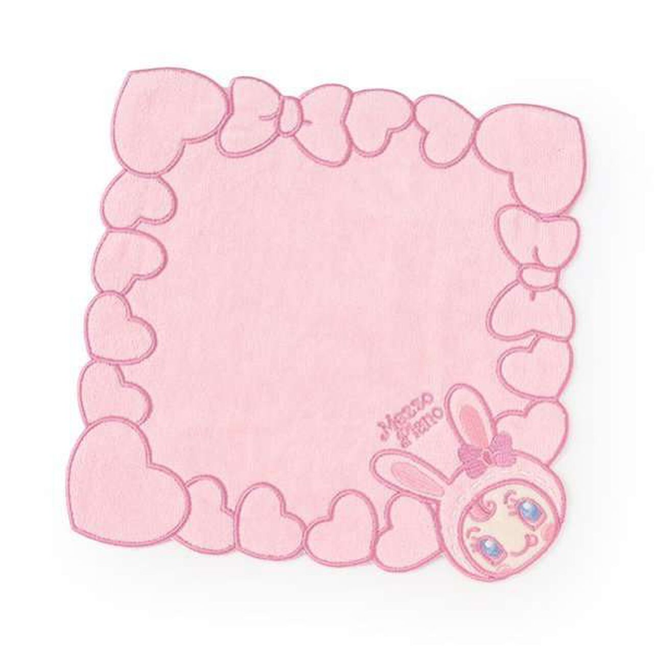 Berie-chan Embroidered Handkerchief,Pink, large image number 0