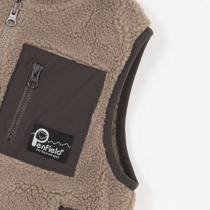 Penfield Fleece Vest,Mocha tea, medium image number 12