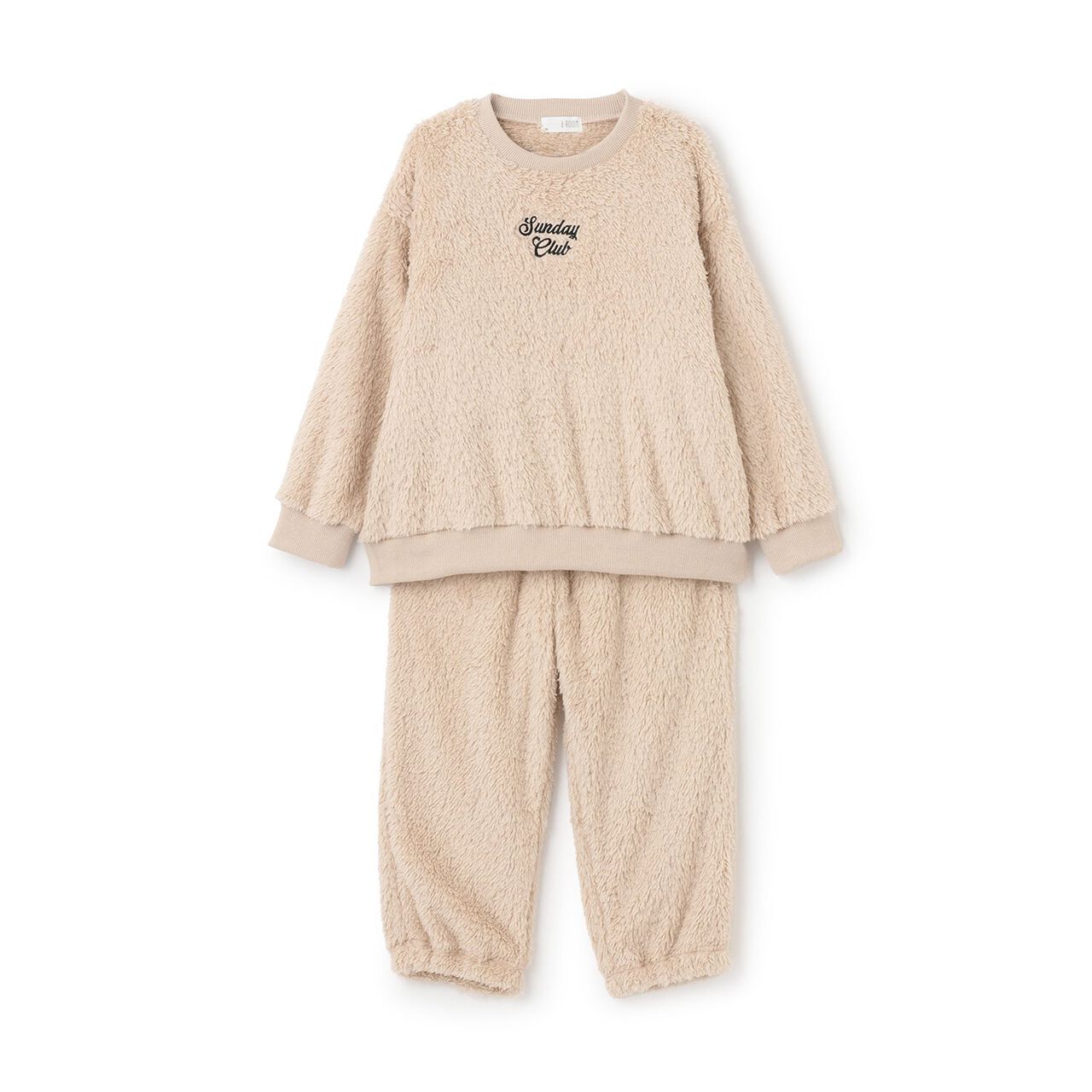 Loungewear Pullover & Pants Set,Beige, large image number 0