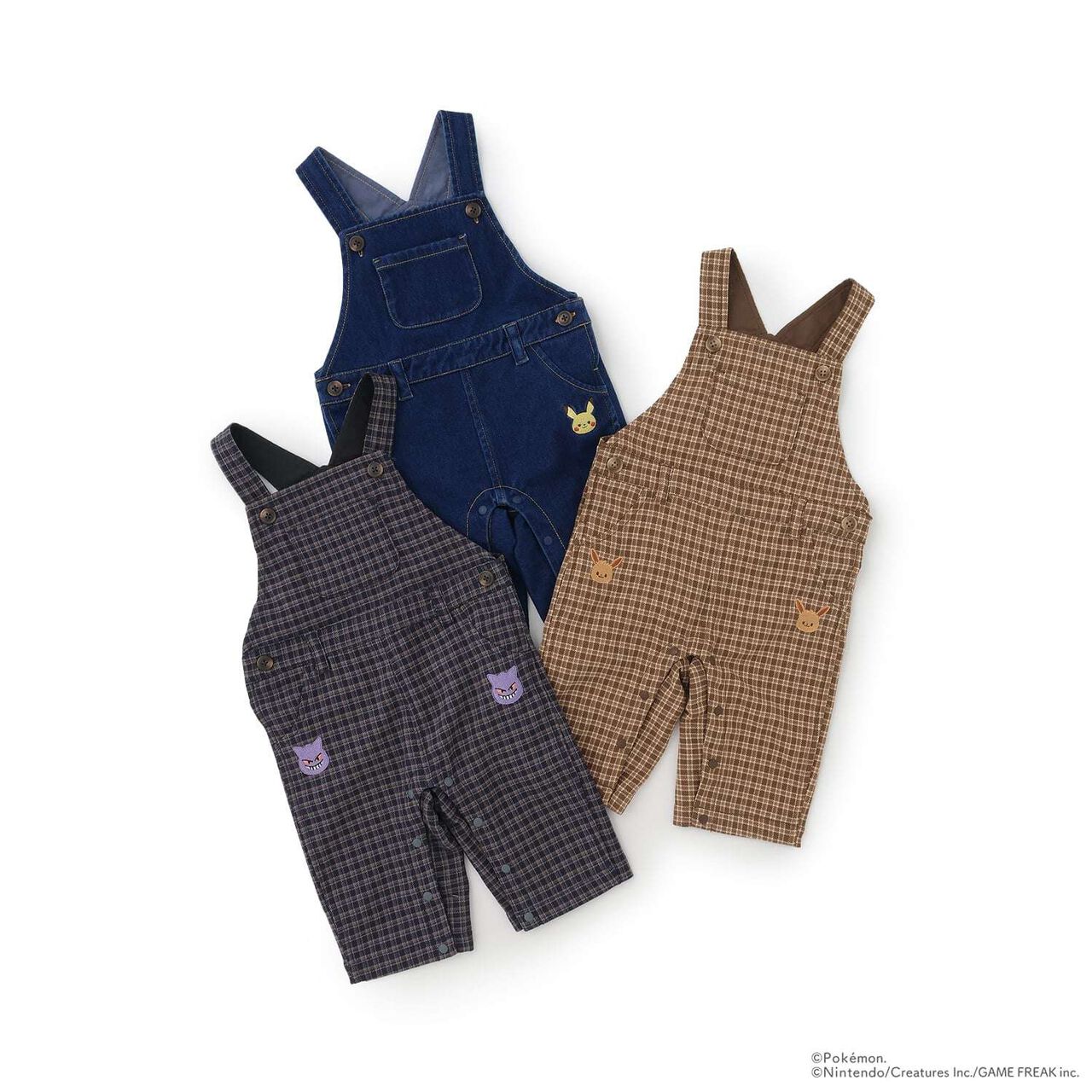 [Monpoke] Motif Overalls,Navy, large image number 9