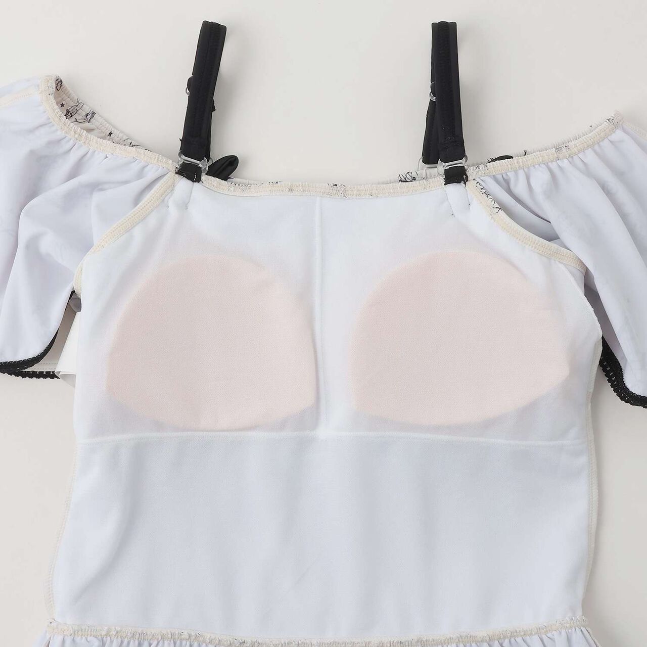 [SWIM] [UV Protection] Musical Note Frill Swimwear (2WAY),Ivory, large image number 7