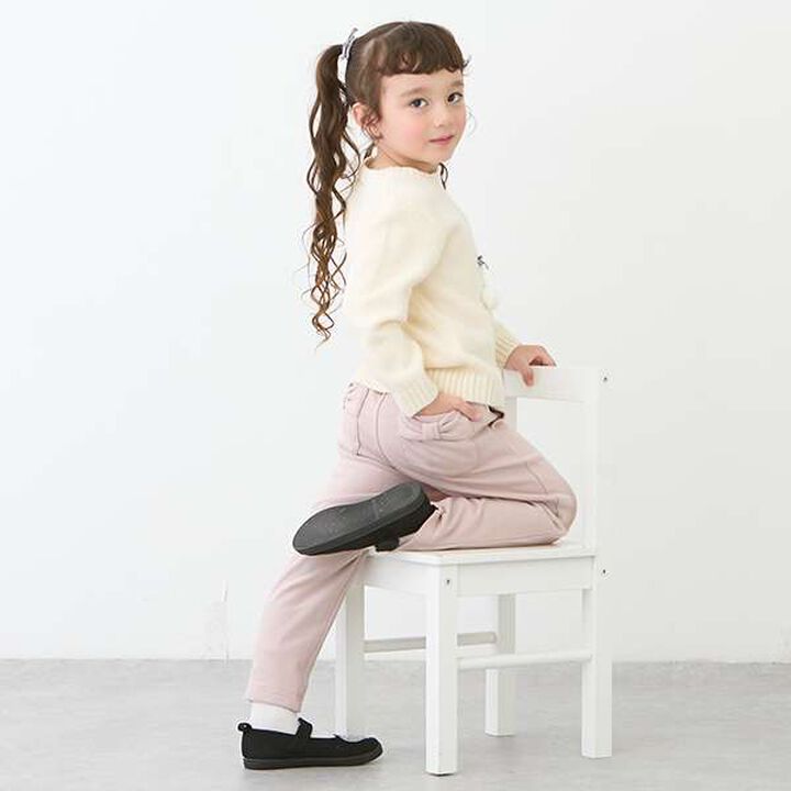 [Smile Series] Brushed-Lining Pants (Kids Size),Light pink, medium image number 0