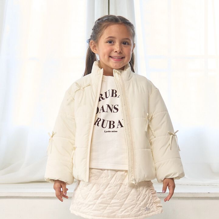 Puff Jacket with Ribbon,, medium