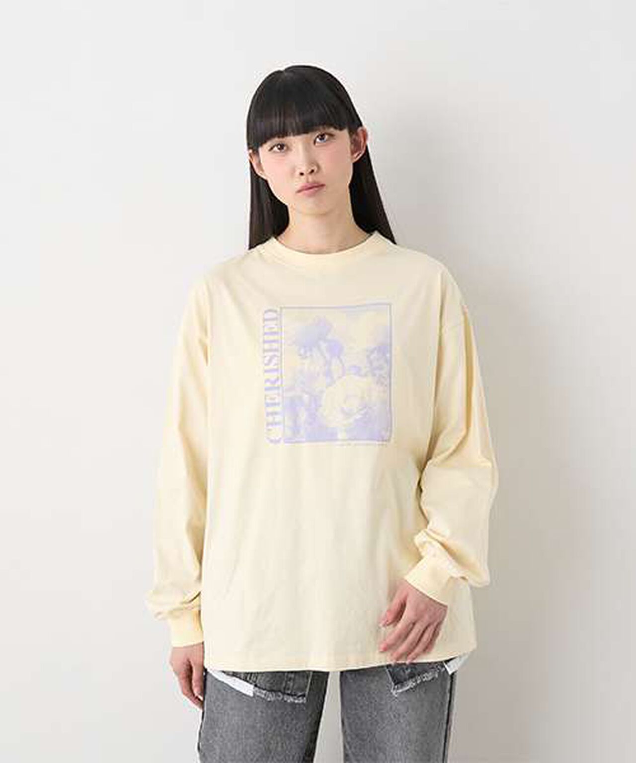 Assorted Graphic Long-Sleeve T-Shirt,Off white, large image number 20