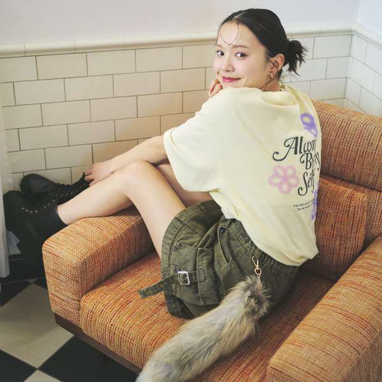 Orgabits Flower T-Shirt,Smoke white, large image number 19