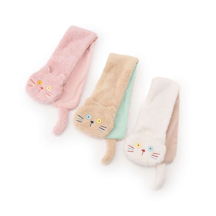 Cat Scarf,Beige, medium image number 3