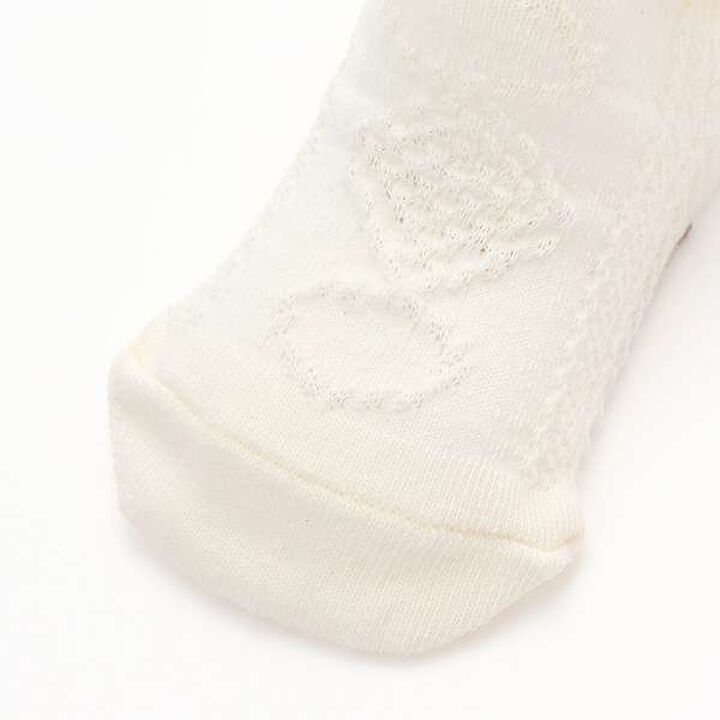 [Made in Japan] MOOMIN/Cable Knit Cup Socks,Off white, medium image number 4