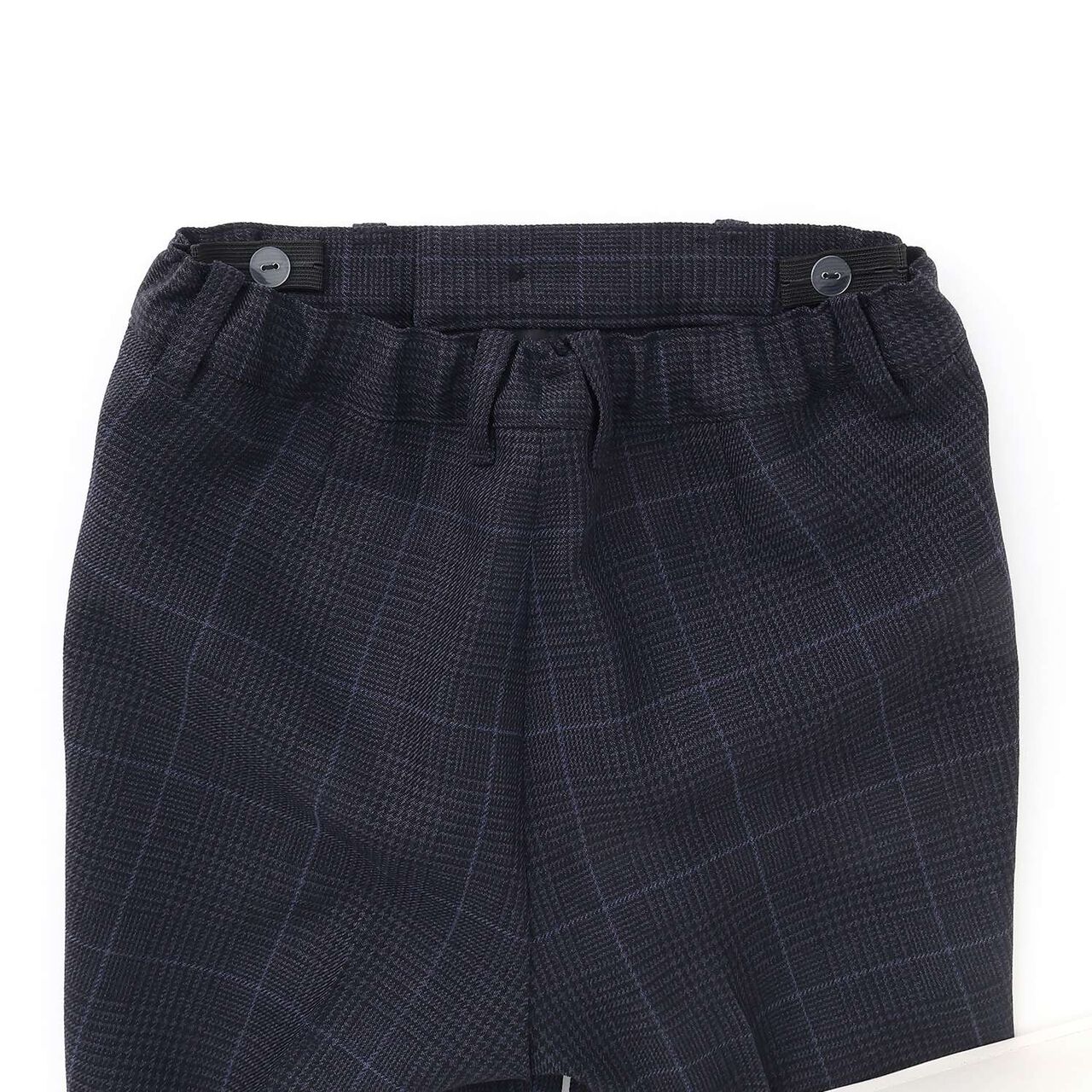 [Formal] Checkered Jacket & Half Pants Set,Light khaki, large image number 18