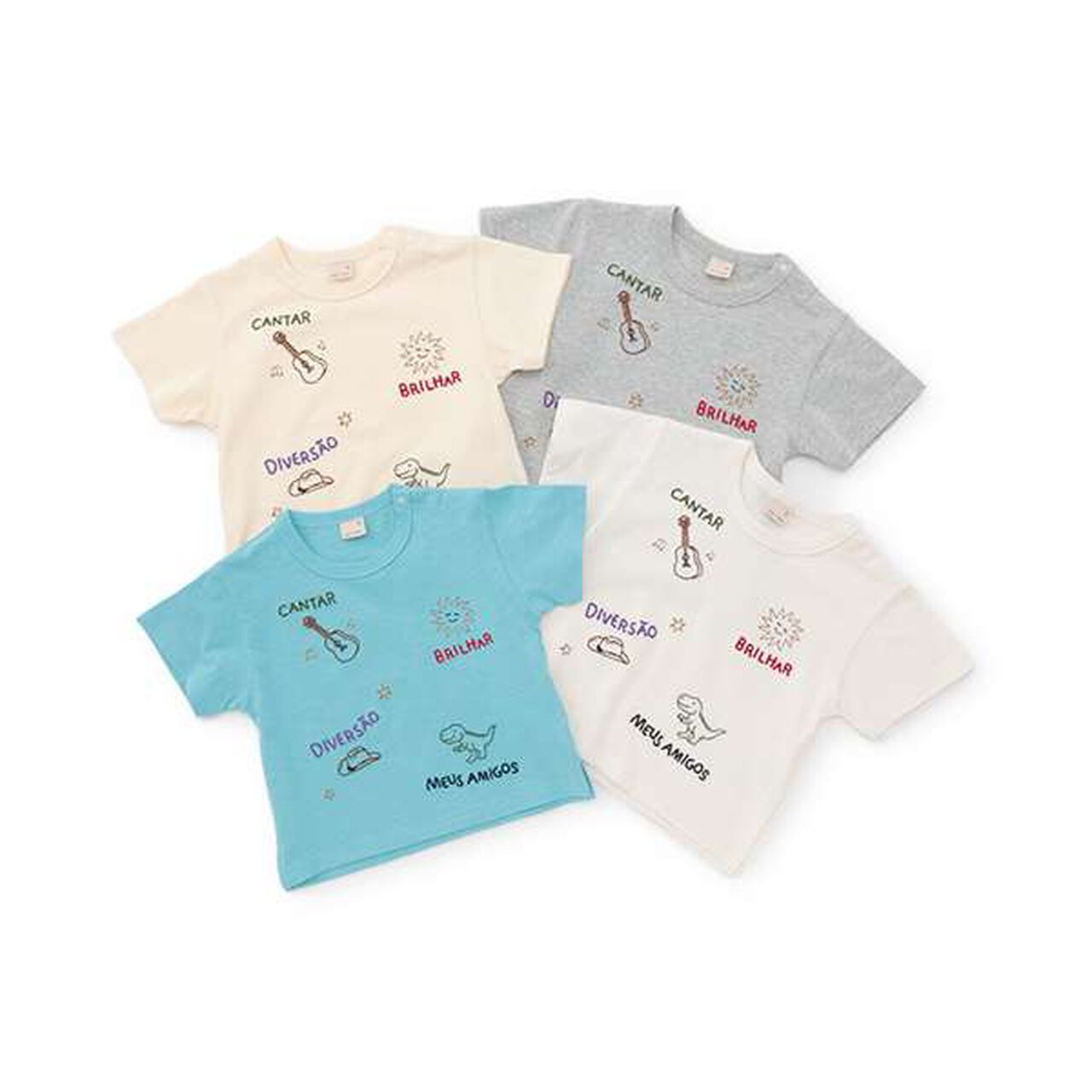 [Cool Touch] Motif Logo Embroidery Short Sleeve T-Shirt,Turquoise, large image number 11
