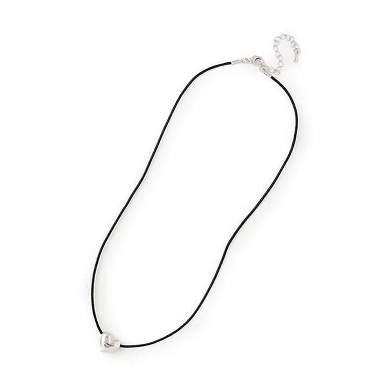 Heart Necklace,Silver, large image number 0