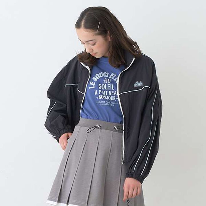 [Amphibious] Line Bomber Jacket,White, medium image number 13