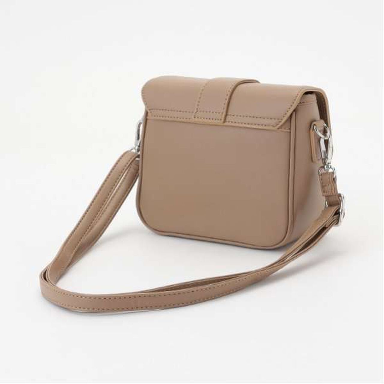 Ribbon Buckle Shoulder Bag,Ivory, large image number 2