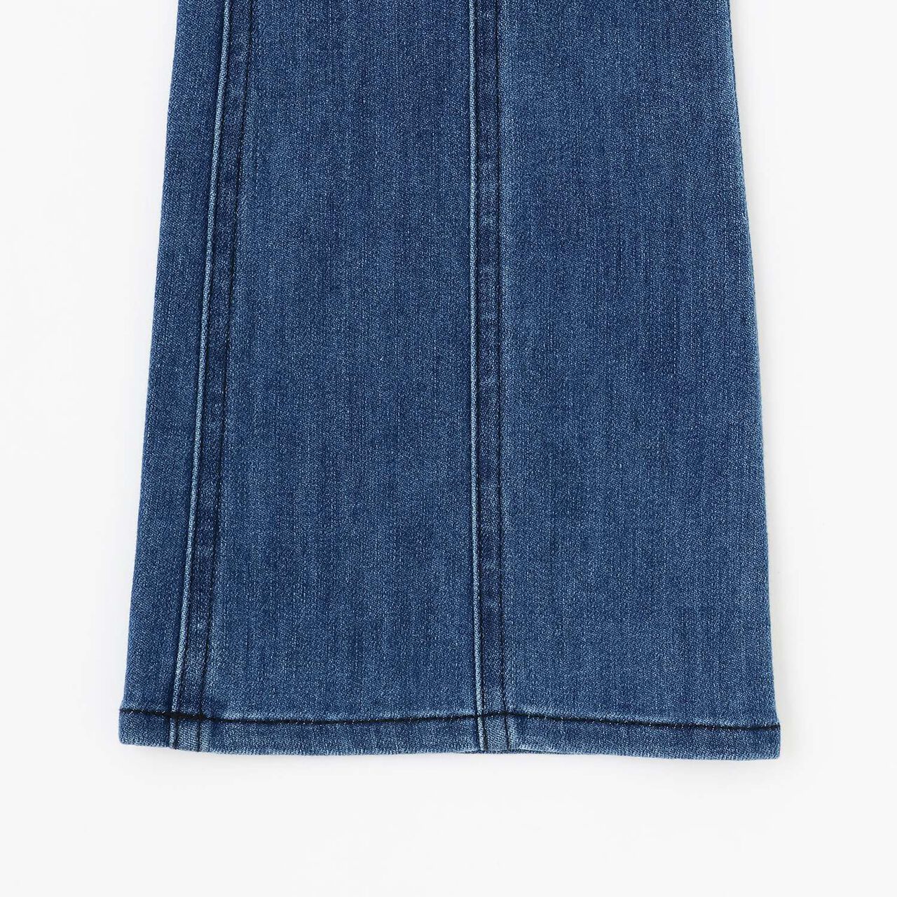 Style Up Flare Denim Long Pants,Blue, large image number 5