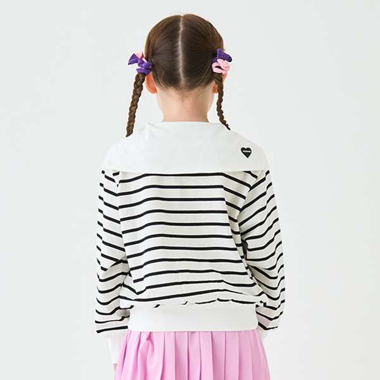 Sailor Collar Pullover,Turquoise, large image number 11