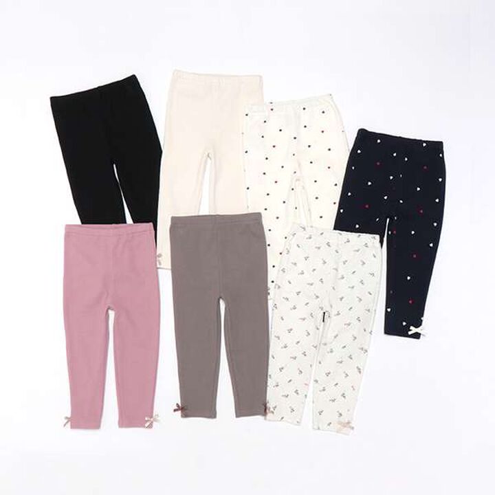 10-Length Girls' Leggings,Pearl white, medium image number 4