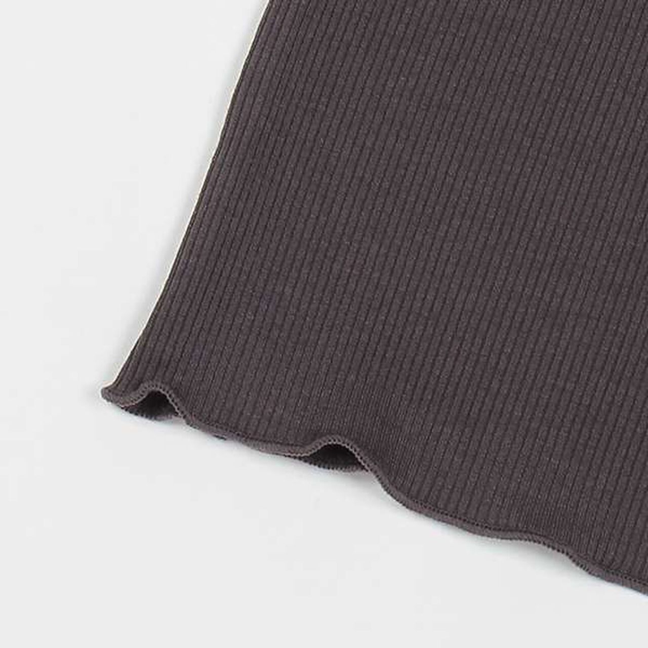 [LADIES] Balloon Collar Long Sleeve T-Shirt,Charcoal gray, large image number 15