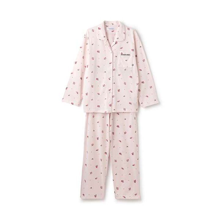 Long-Sleeve Knitwear Set,Pink, medium image number 0